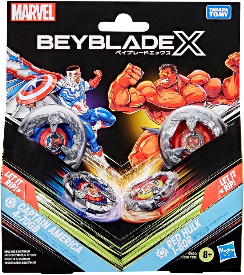 Captain America and Red Hulk Multipack Set